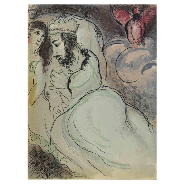 Marc Chagall, Abimelech, Lithograph, 1960 For Sale