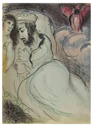 Marc Chagall, Abimelech, Lithograph, 1960