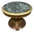 Art Deco Table in Wood and Marble Circular Top, 1930s For Sale