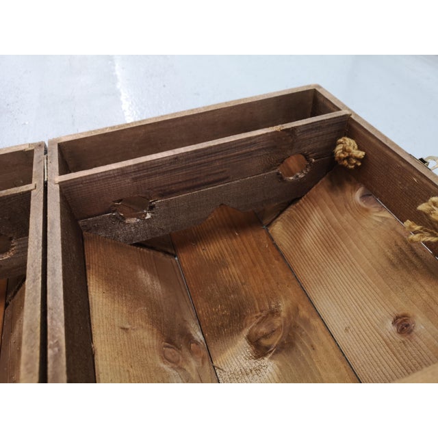Wooden Wine Box, 1960s For Sale - Image 10 of 13