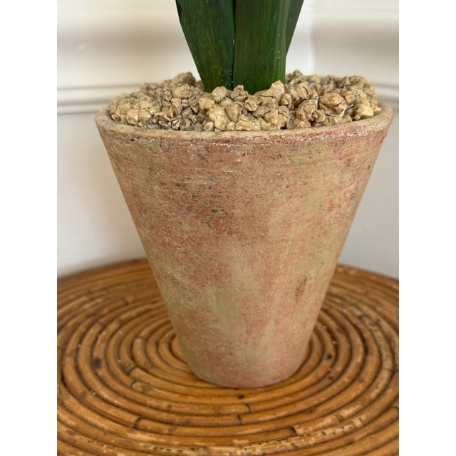 Tommy Mitchell Tole Potted Hyacinth. For Sale - Image 4 of 12