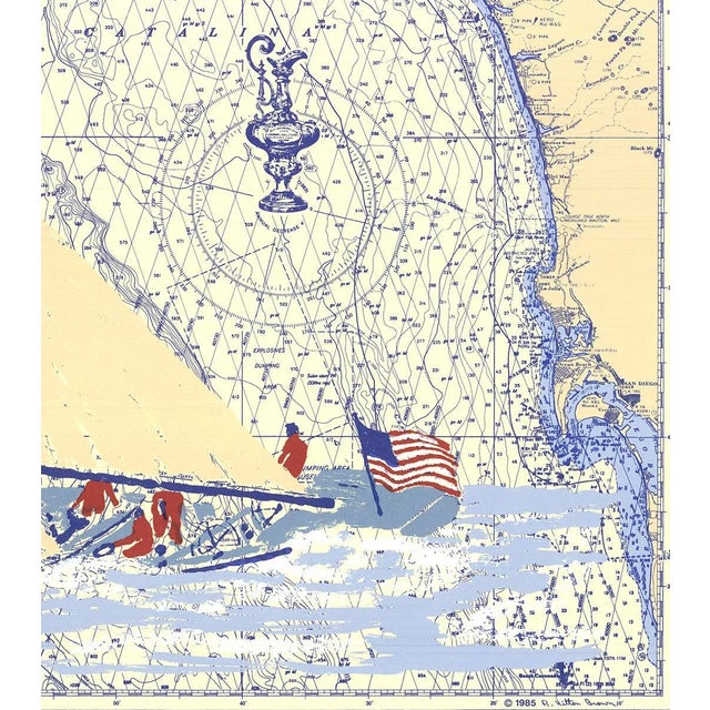 1985 R. Hilton Brown 'Stars and Stripes Forever' Contemporary Serigraph For Sale - Image 4 of 5