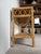Vintage Coastal Rattan Two-Tier Console Table With Glass Top For Sale - Image 15 of 17