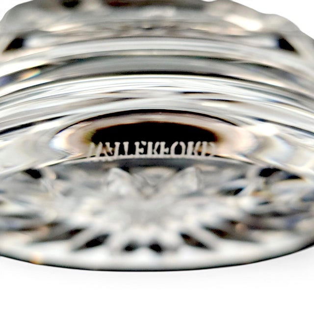 Waterford Lismore Ftb6 Footed Crystal Bowl 6", Gothic Mark, Ireland For Sale - Image 9 of 9