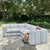Make a bold and sophisticated statement with this incredible vintage custom sectional sofa, upholstered in the iconic...
