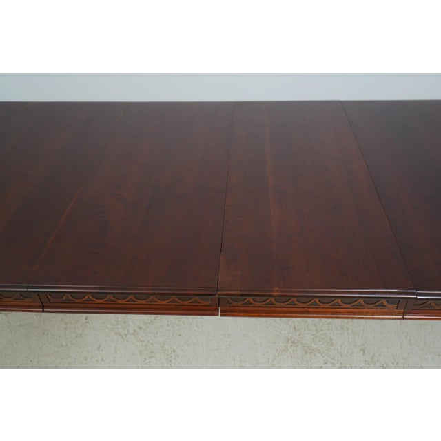 Pennsylvania House Ball & Claw Cherry Dining Room Table For Sale - Image 14 of 18