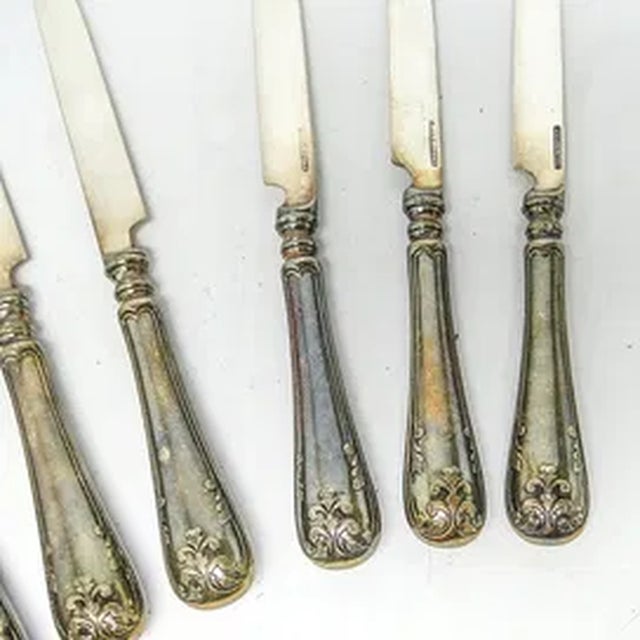 Neo-Classisist Knifes, Sweden, 1960s, Set of 6 For Sale - Image 3 of 6