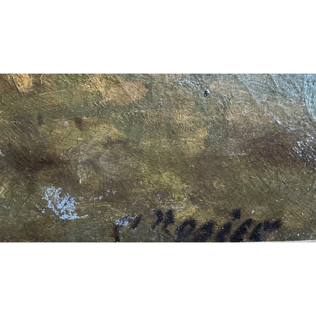 Unknown, Bridleway, 1880, Oil on Canvas For Sale - Image 5 of 9