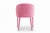 Contemporary Utopía Dining Chair in Pink Velvet from Moanne For Sale - Image 3 of 6