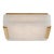 Kelly Wearstler for Visual Comfort Signature Covet Small Flush Mount in Antique-Burnished Brass with Alabaster For Sale