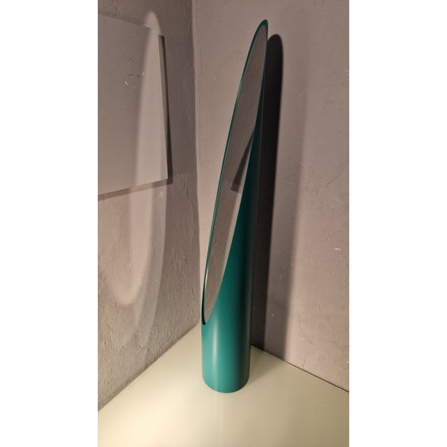 Model Unghia Nail Lipstick Floor Mirror in Petrol Green, in Flawless conditions. Designed from 2000 I have official proof...