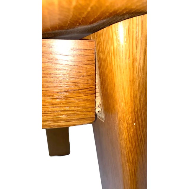 Brown 1970s De Puydt Brutalist High Back Dining Chairs, Set of 6 For Sale - Image 8 of 9