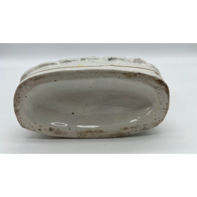 Antique English Staffordshire Watch Figure Circa 1860's For Sale - Image 11 of 12