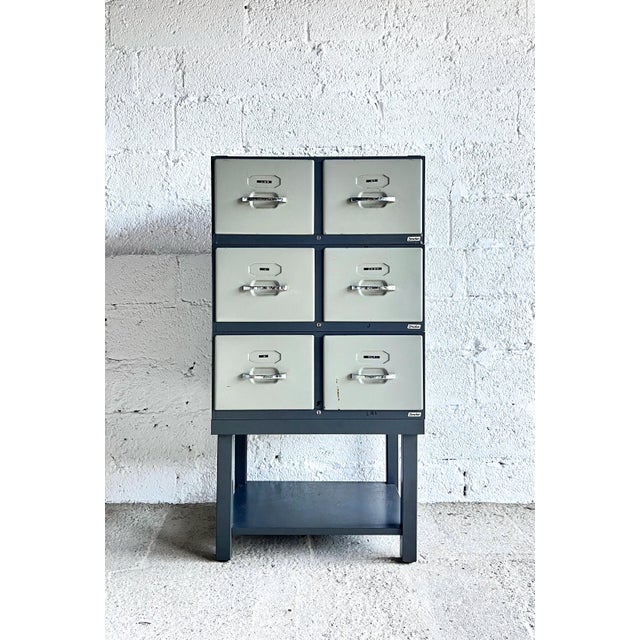 Vintage Archive Cabinet with Drawers from Strafor, 1960s For Sale - Image 17 of 17