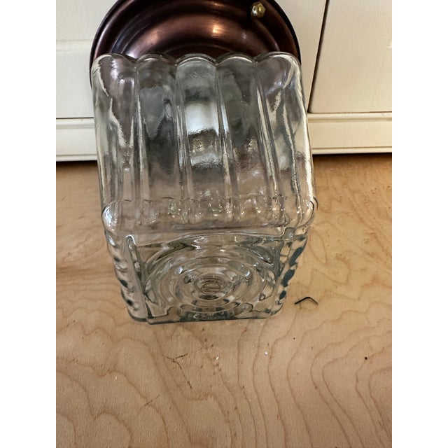 Old Lights In is pleased to offer this awesome flush mount copper fixture with vintage shade. It is wired and ready to...