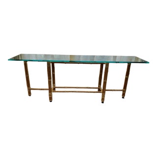 McGuire Console Table For Sale