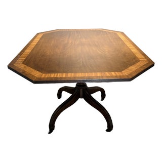 Mahogany Regency Tilt Top Breakfast Table With Inlay, Ca. 1820 For Sale