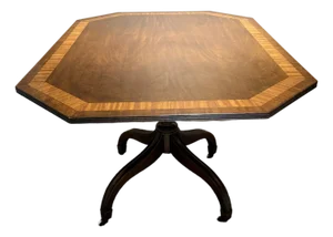 Mahogany Regency Tilt Top Breakfast Table With Inlay, Ca. 1820