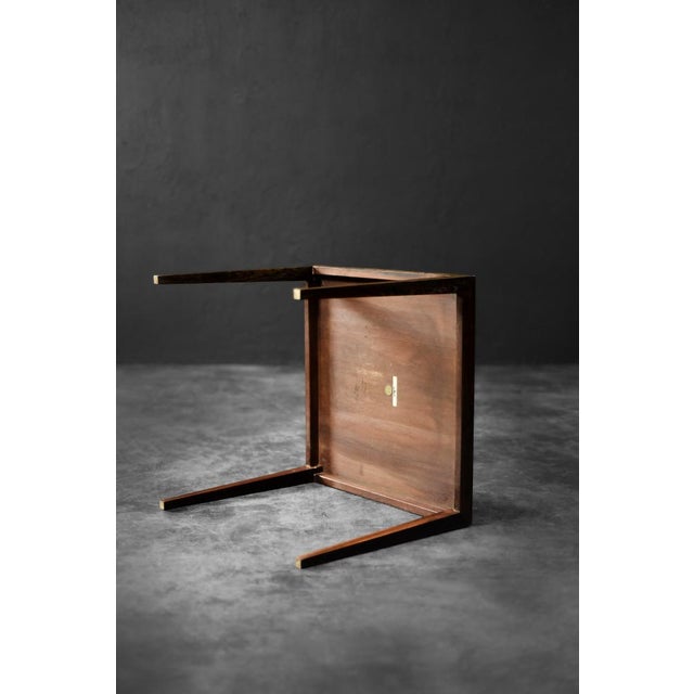 Mid-Century Scandinavian Rosewood Coffee Table by Severin Hansen for Haslev Møbelfabrik, 1960s For Sale - Image 10 of 16