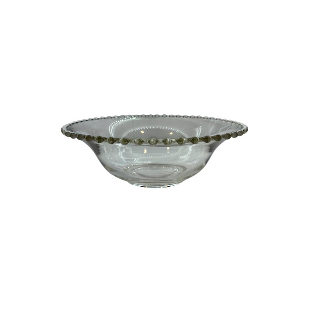 Mid 20th Century Imperial Glass Candlewick Bowl For Sale - Image 4 of 9