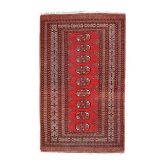 1960s Handmade Vintage Pakistani Lahore Rug For Sale