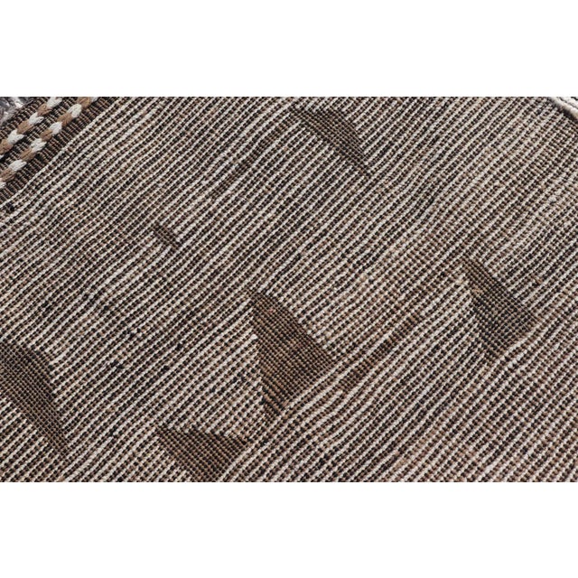 Modern Hand Knotted Rug by Keivan Woven Arts, Abstract Design 8'11 X 12'5 For Sale - Image 12 of 12