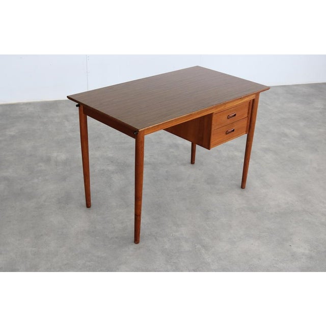 Vintage Danish Teak Desk, 1960s, in Good conditions. Designed 1960 to 1969
