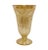 Glass Vintage Jeanette Glass Iris & Herringbone Pattern Peach Luster Ware Vase For Sale - Image 7 of 8