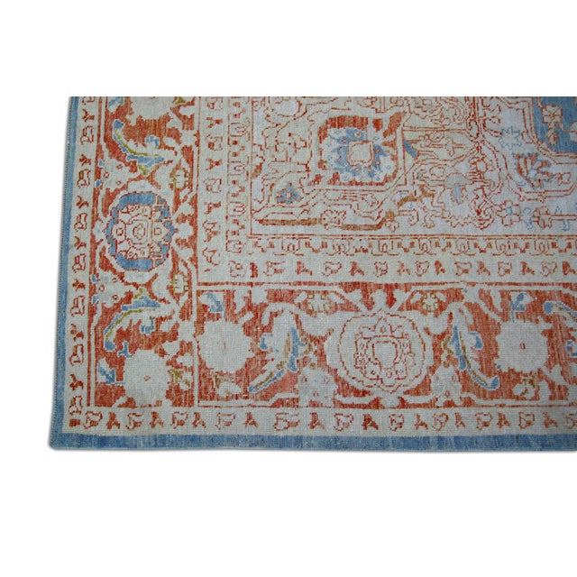 Oriental Hand Knotted Rug Turkish Antique Look Oushak 9'4" x 12'1" Explore a curated collection of hallway runners, wool...