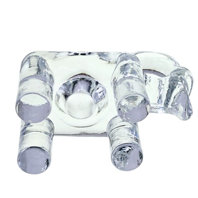 Kosta Boda Ram Goat Longhorn Taper Candle Holder For Sale In San Francisco - Image 6 of 9