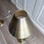 2000 - 2009 Ralph Lauren Home Brass & Leather Candlestick Buffet Lamp For Sale - Image 5 of 9
