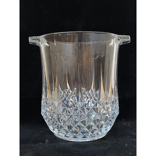 Large Regency Modern Crystal Ice Bucket, France, 1960 For Sale - Image 10 of 10
