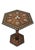 Hexagonal Damascene Fruitwood Tea Table with Mosaic Detailing, 1890s For Sale