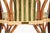 Green Peacock Rattan Arm Chair by Creel and Gow For Sale - Image 9 of 9