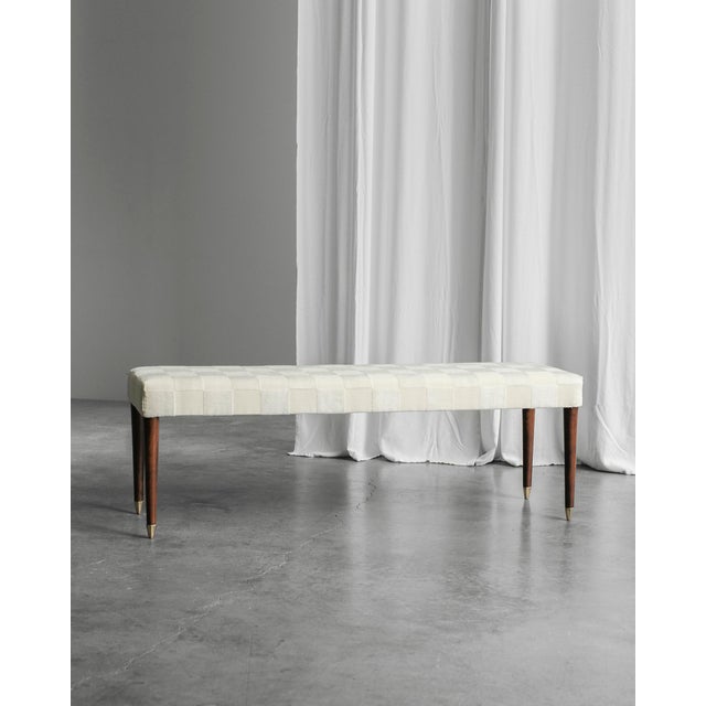 Mid-Century Italian Bench, 1950s For Sale - Image 5 of 6