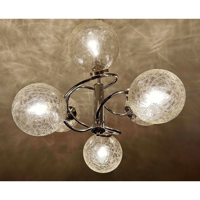 Vintage Space Age Sputnik Pendant Light, 1970s For Sale - Image 13 of 18