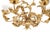 Antique Floral Chandelier in Copper, 1940s For Sale - Image 6 of 7