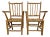 Rustic Chairs Set of 2 For Sale