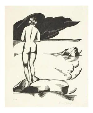 Robert Gibbings, The Sun Bather, 1933