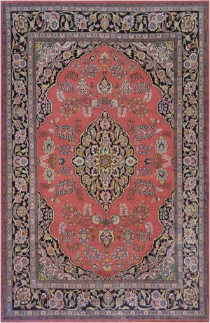 Mansour Handwoven Indian Rug - 6' X 9'10"