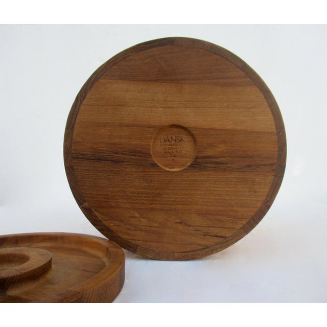 Vintage Mid-Century Modern Jens Quistgaard(Designer) Danish Teak Ice Bucket, for Dansk International(Mfr.) For Sale - Image 11 of 13