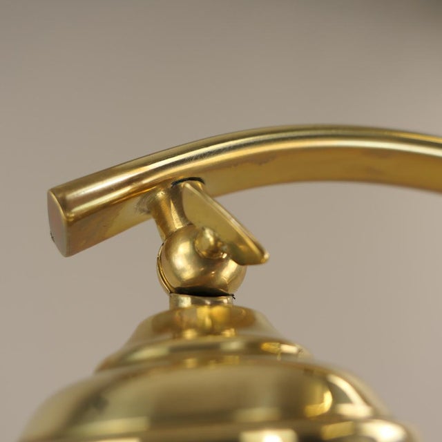 1930s Art Deco Adjustable Brass Floor Lamp, Münich, 1930s For Sale - Image 5 of 13