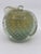 Celadon Mid-Century Alfredo Barbini Murano Glass Apple Celadon Green/ Book End For Sale - Image 8 of 9