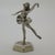 Italian Vintage Italian Handmade Genuine Silver Ballerina / Dancer Figurine Dollhouse Miniature For Sale - Image 3 of 8