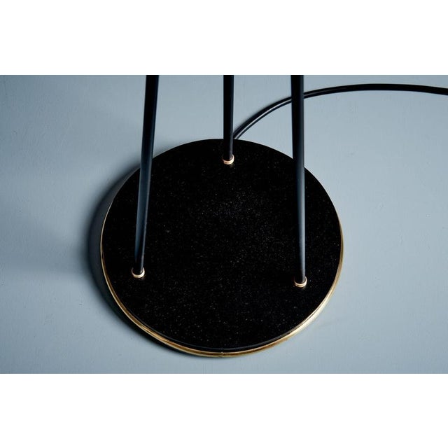 3-Arm Floor Lamp attributed to Maison Lunel, France, 1950s For Sale - Image 12 of 14