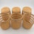 Brown Vintage Woven Rattan Wicker Glass Holders Coastal Barware - Set of 6 For Sale - Image 8 of 11