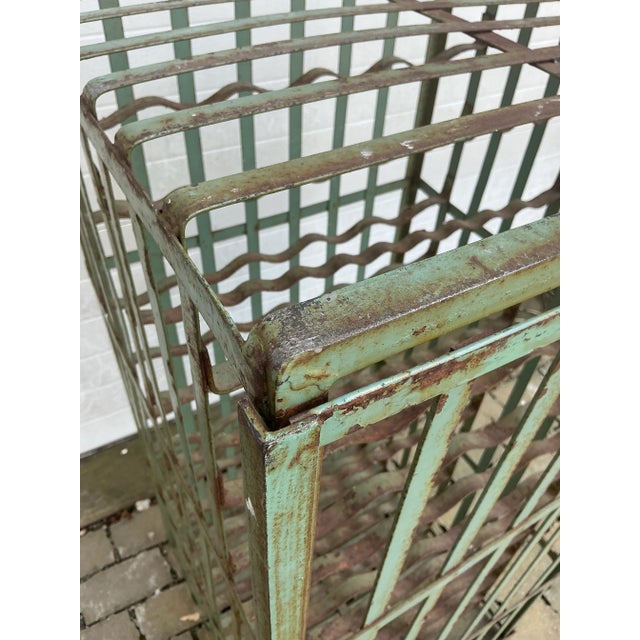 Antique French 100 Bottles Wine Storage Caged Rack For Sale - Image 10 of 12