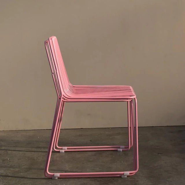 Not Yet Made - Made To Order Set of Stackable Baiadera Dining Chair by Giancarlo Cutello for equilibri-furniture For Sale - Image 5 of 8