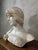 Stone Egon Hillebrand, Marble Bust of a Woman, 1890s-1900s, Marble For Sale - Image 7 of 13