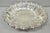 Vintage Mid Century Modern Swirl Pattern Silver Plated Centerpiece Fruit Bowl. Circa Late 20th Century. Measurements:...